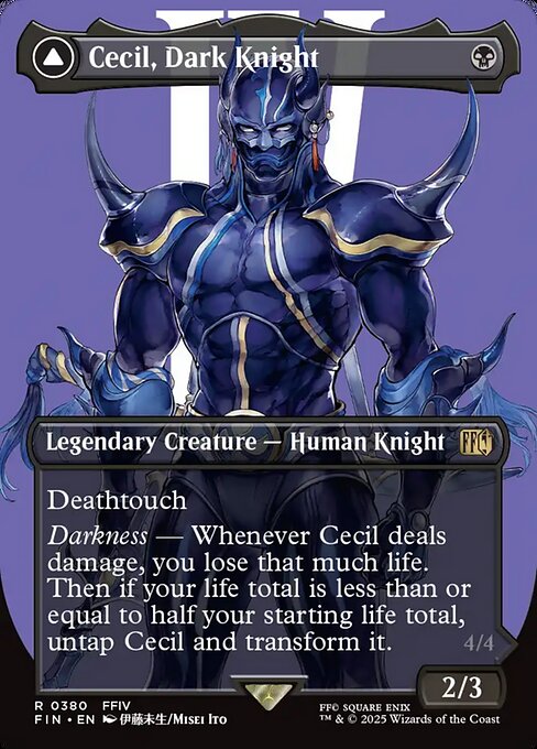 Cecil, Dark Knight // Cecil, Redeemed Paladin (Final Fantasy) #380