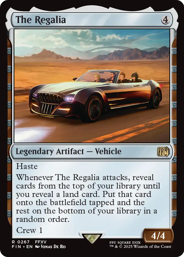 The Regalia - Final Fantasy - Magic The Gathering card