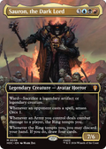 Sauron, the Dark Lord - The Hobbit Eternal - Magic The Gathering card