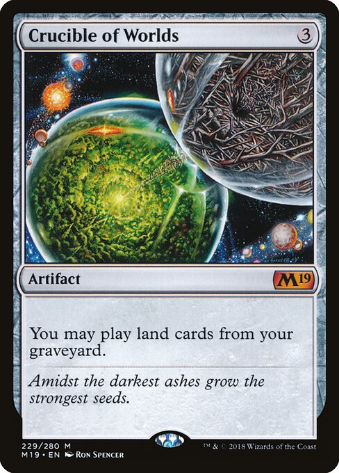 Crucible of Worlds (Core Set 2019) #229