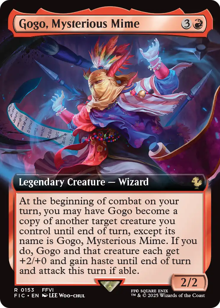 Gogo, Mysterious Mime - Final Fantasy Commander - Magic The Gathering card