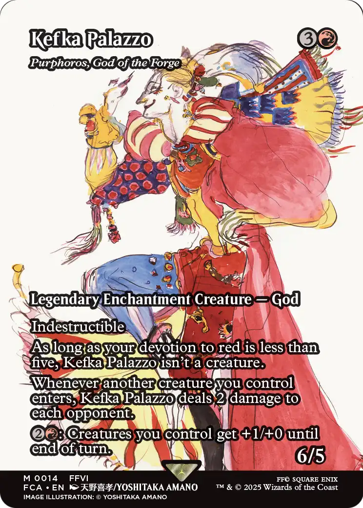 Purphoros, God of the Forge - Final Fantasy: Through the Ages - Magic The Gathering card