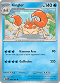 Kingler - 151 099 - Pokemon trading card