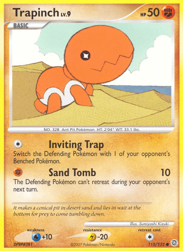 Trapinch - Secret Wonders 115 - Pokemon trading card