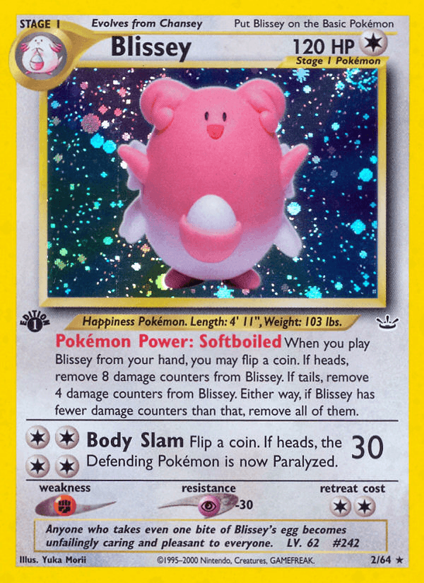 Blissey - Neo Revelation 2 - Pokemon trading card