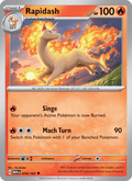 Rapidash - 151 078 - Pokemon trading card