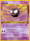 Gastly - Fossil 33 - Pokemon trading card