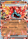 Hearthflame Mask Ogerpon ex - Prismatic Evolutions 017 - Pokemon trading card
