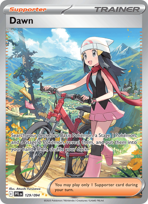 Dawn - Phantasmal Flames 129 - Pokemon trading card