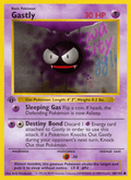 Gastly - Base Set 50 - Pokemon trading card