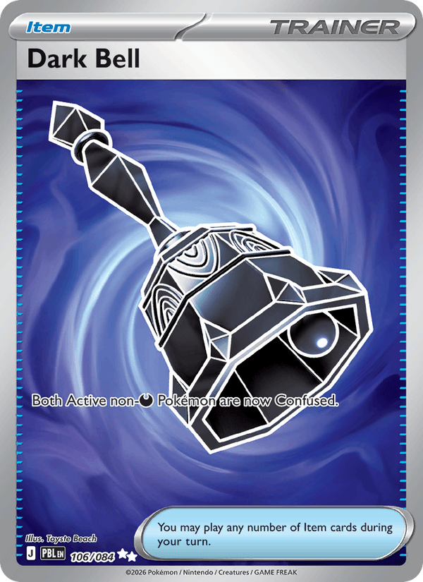 Dark Bell - Pitch Black 106 - Pokemon trading card
