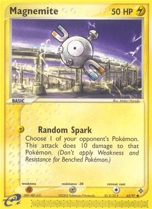 Magnemite - Dragon 62 - Pokemon trading card