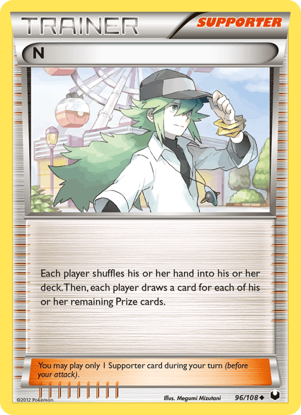 N - Dark Explorers 96 - Pokemon trading card