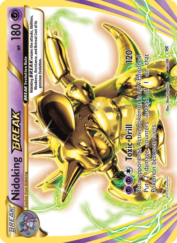 Nidoking BREAK - Evolutions 46 - Pokemon trading card