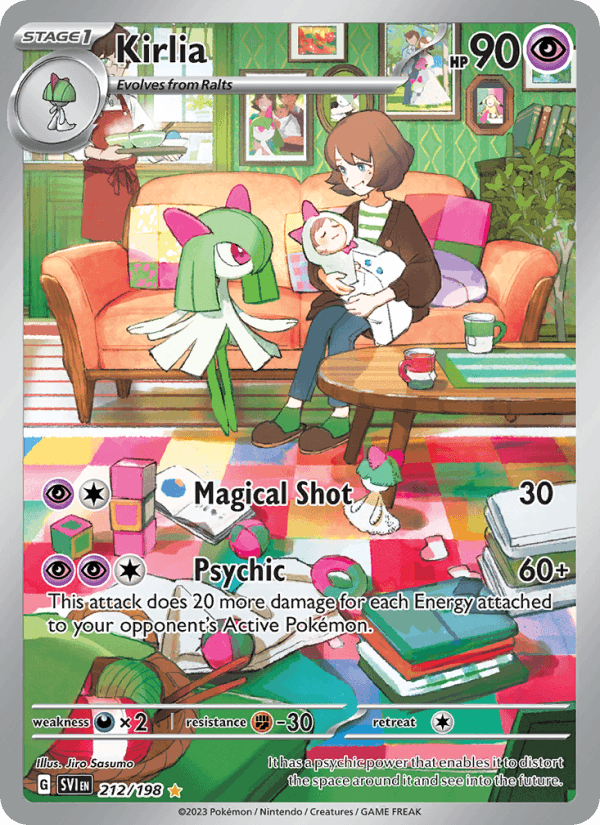Kirlia - Scarlet & Violet 212 - Pokemon trading card