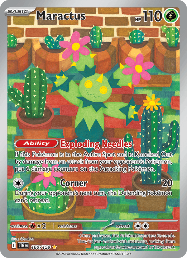 Maractus - Journey Together 160 - Pokemon trading card