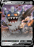 Galarian Perrserker V - Lost Origin 129 - Pokemon trading card