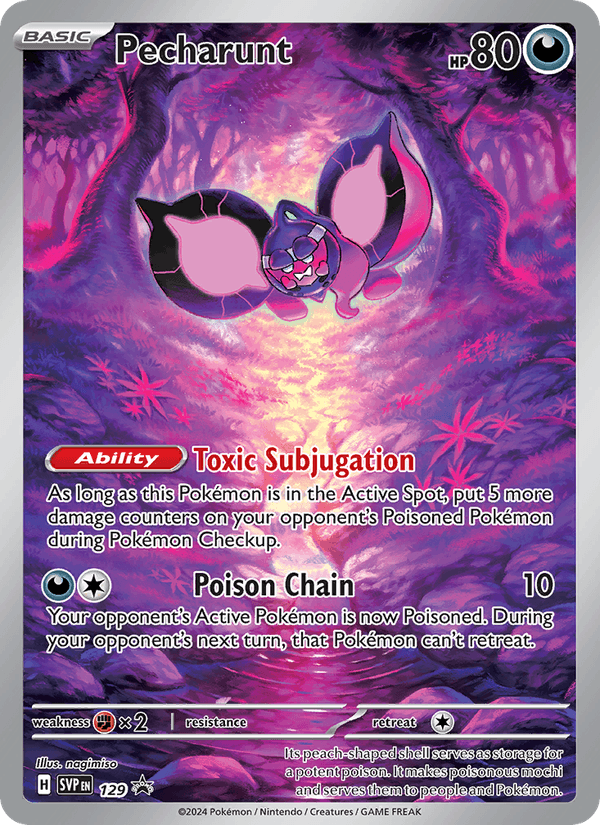 Pecharunt - SVP Black Star Promos 129 - Pokemon trading card