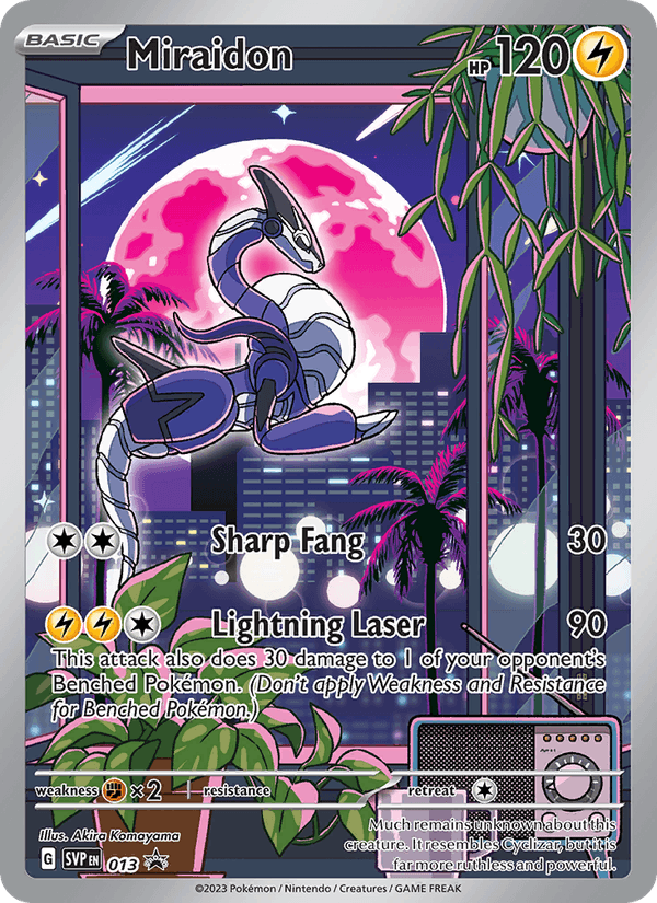 Miraidon - SVP Black Star Promos 013 - Pokemon trading card