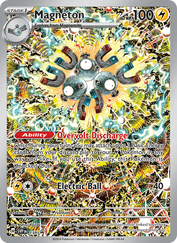 Magneton - SVP Black Star Promos 159 - Pokemon trading card