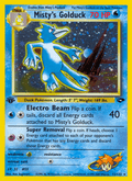 Misty's Golduck - Gym Challenge 12 - Pokemon trading card