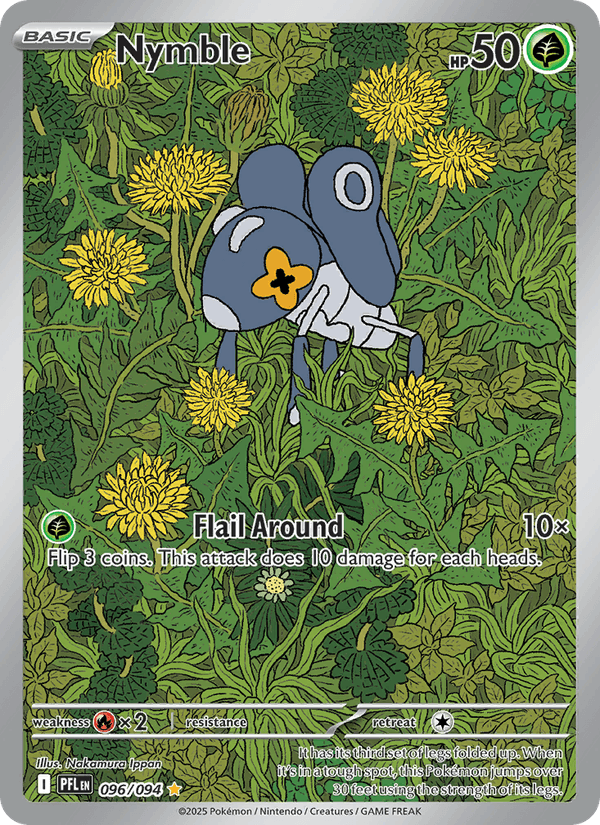 Nymble - Phantasmal Flames 096 - Pokemon trading card