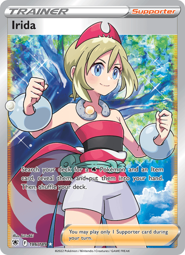 Irida - Astral Radiance 186 - Pokemon trading card