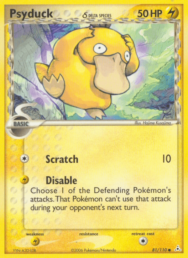 Psyduck δ - Holon Phantoms 81 - Pokemon trading card