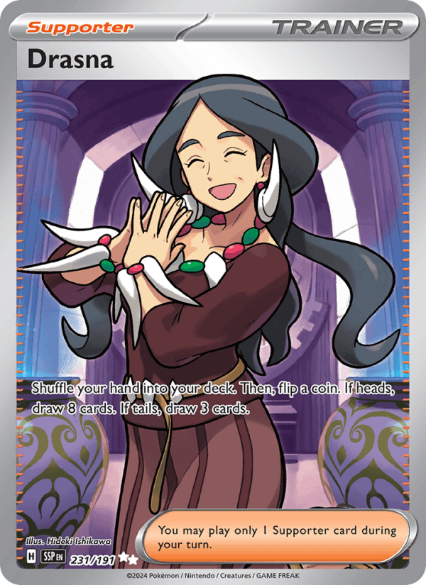 Drasna - Surging Sparks 231 - Pokemon trading card