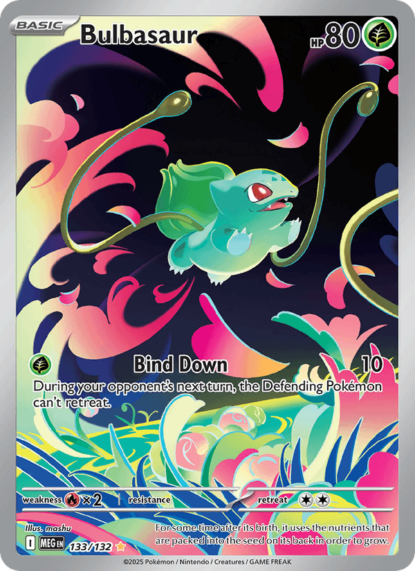 Bulbasaur - Mega Evolution 133 - Pokemon trading card