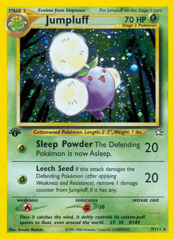 Jumpluff - Neo Genesis 7 - Pokemon trading card