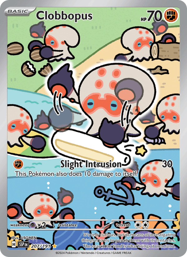Clobbopus - Surging Sparks 207 - Pokemon trading card