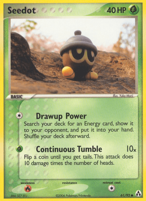 Seedot - Legend Maker 61 - Pokemon trading card
