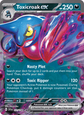 Toxicroak ex - Scarlet & Violet 131 - Pokemon trading card