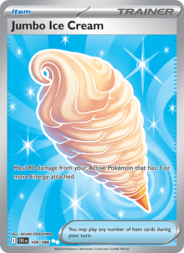 Jumbo Ice Cream - Chaos Rising 109 - Pokemon trading card