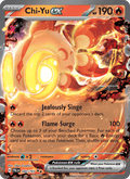 Chi-Yu ex - Paldea Evolved 040 - Pokemon trading card