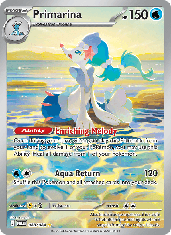 Primarina - Pitch Black 088 - Pokemon trading card