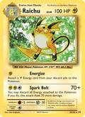 Raichu - Evolutions 36 - Pokemon trading card