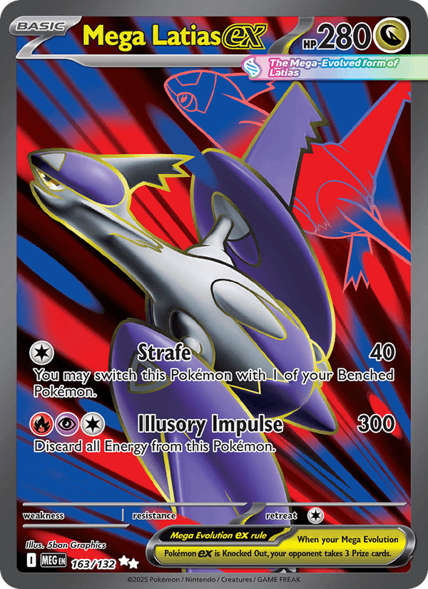 Mega Latias ex - Mega Evolution 163 - Pokemon trading card