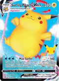 Surfing Pikachu VMAX - Celebrations 9 - Pokemon trading card