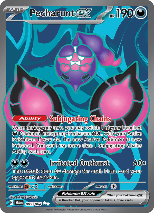 Pecharunt ex - Shrouded Fable 085 - Pokemon trading card