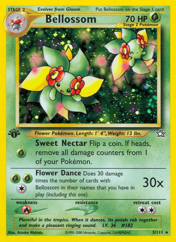 Bellossom - Neo Genesis 3 - Pokemon trading card