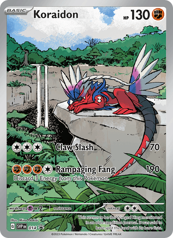 Koraidon - SVP Black Star Promos 014 - Pokemon trading card