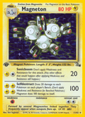 Magneton - Fossil 11 - Pokemon trading card