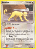 Persian - Delta Species 50 - Pokemon trading card