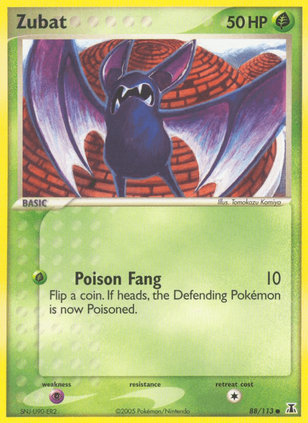 Zubat - Delta Species 88 - Pokemon trading card