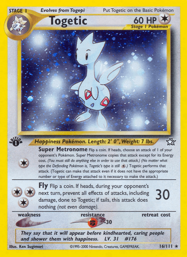 Togetic - Neo Genesis 16 - Pokemon trading card