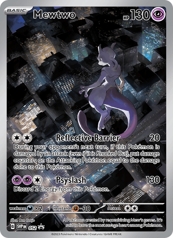 Mewtwo - SVP Black Star Promos 052 - Pokemon trading card