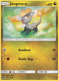 Jangmo-o - Crimson Invasion 75 - Pokemon trading card