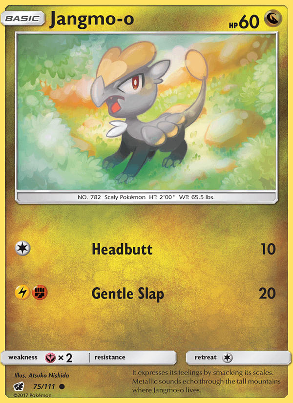 Jangmo-o - Crimson Invasion 75 - Pokemon trading card